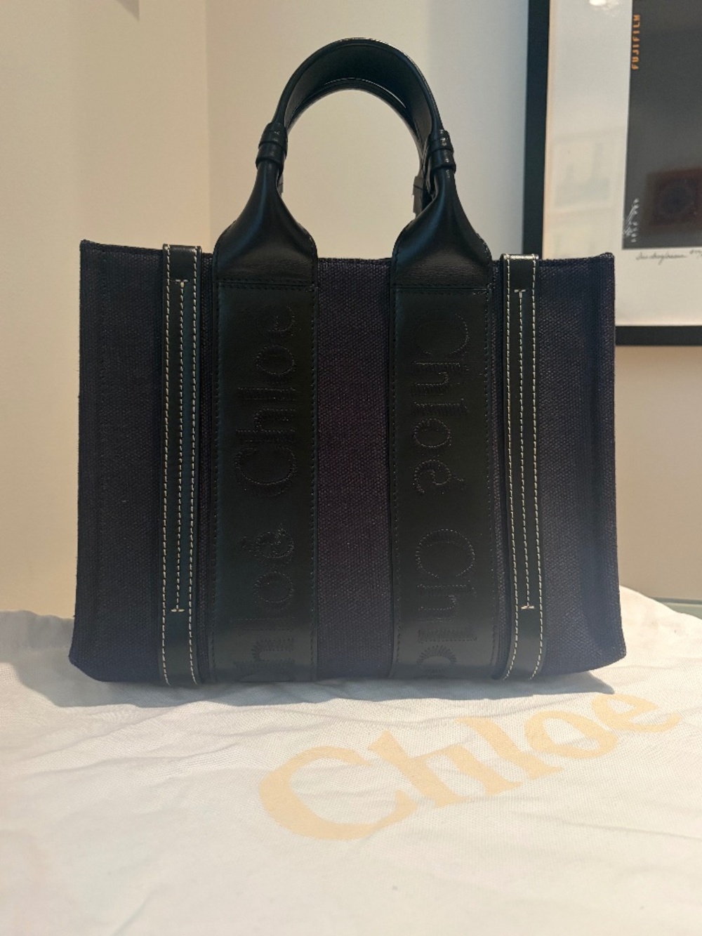 Chloé Small Woody Tote Denim